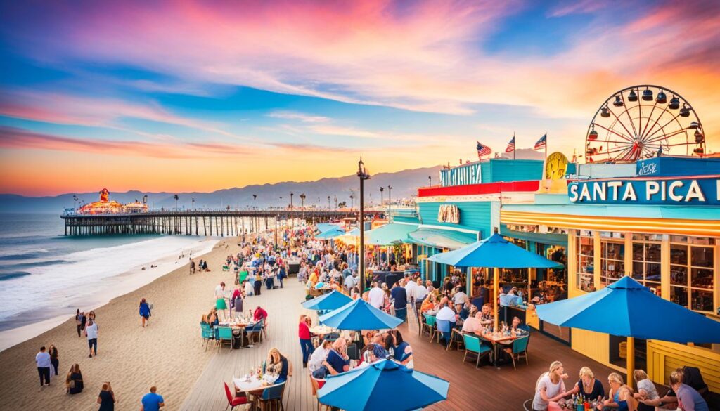 Santa Monica Pier dining options