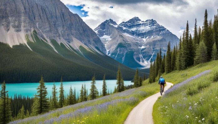Scenic bike rides and cycling routes in Banff