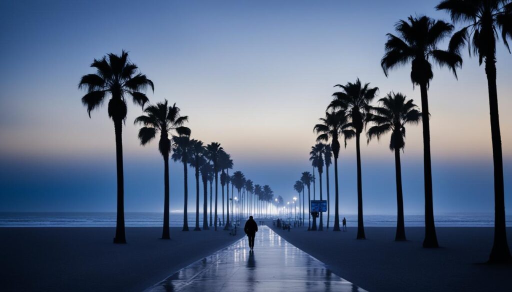Venice Beach evening strolls