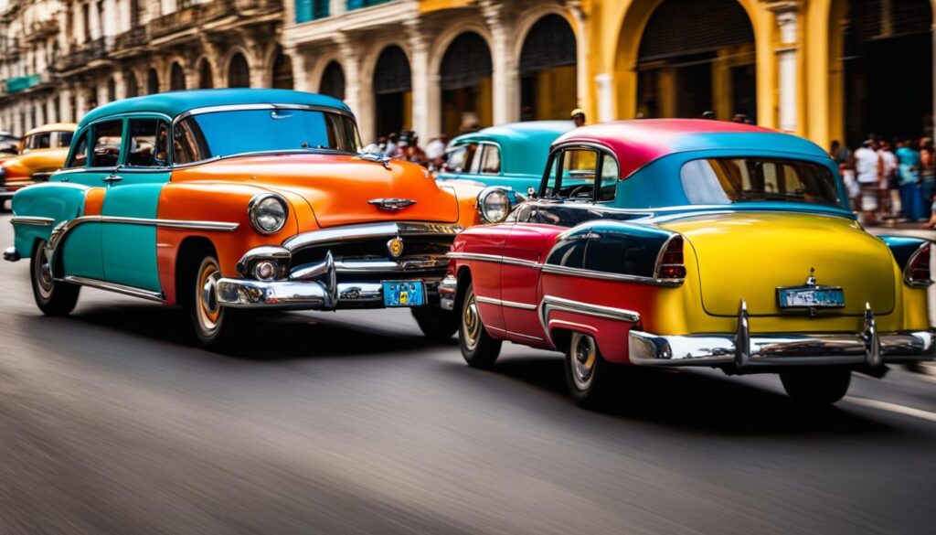 Vintage car tours in Havana