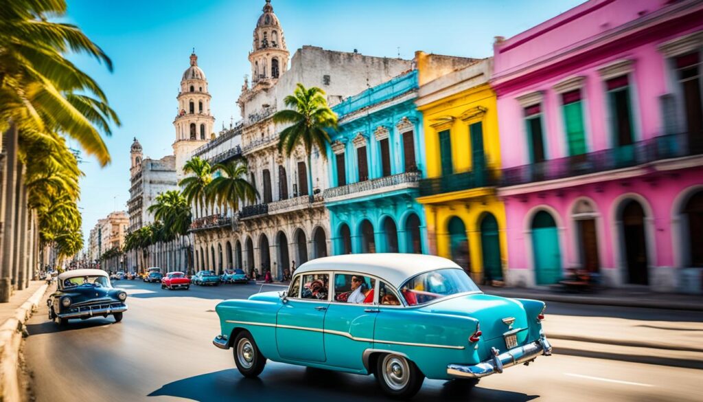 Vintage car tours in Havana
