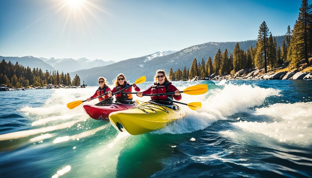 Water sports in Lake Tahoe