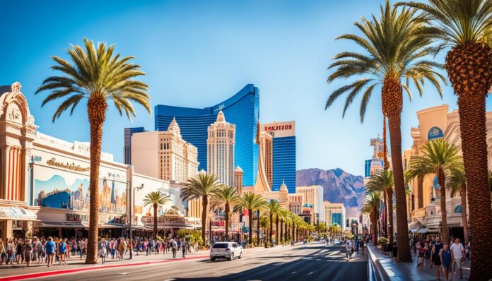 What are some of the best times to visit Las Vegas for good weather?
