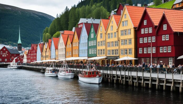 What are some tips for exploring Bryggen, the UNESCO World Heritage Site?