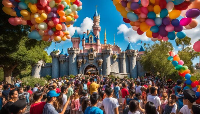 What are the peak times for crowds at Disneyland?