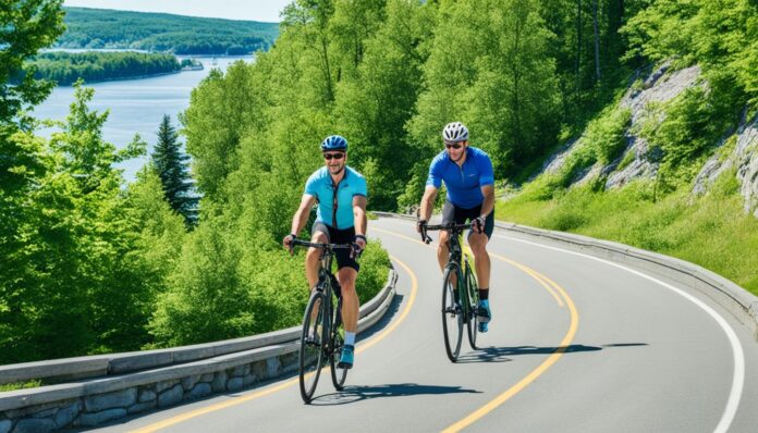 What bike trails and tours are available in Quebec City?