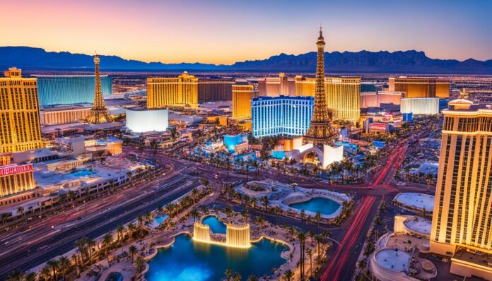 When is the least busy time to visit Las Vegas?