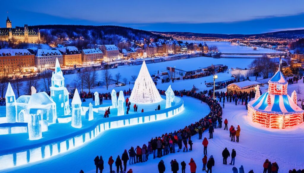 Winter Carnival in Quebec City
