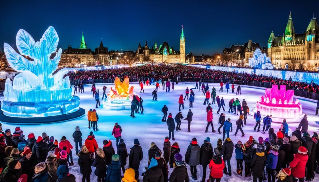 Winterlude Festival in Ottawa