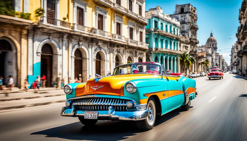best classic car tours Havana