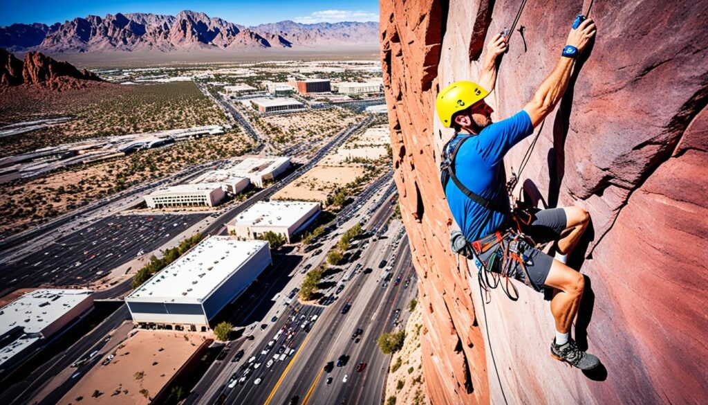 best climbing spots in Las Vegas
