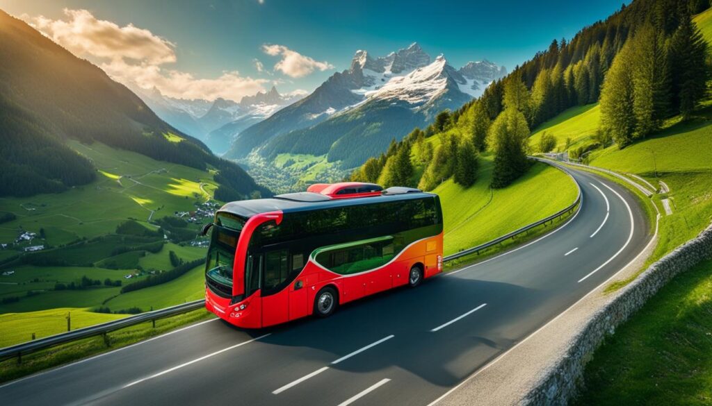 bus travel in Switzerland