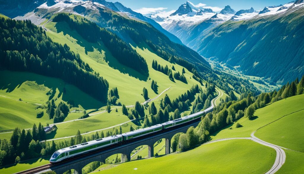 car-free travel in Switzerland