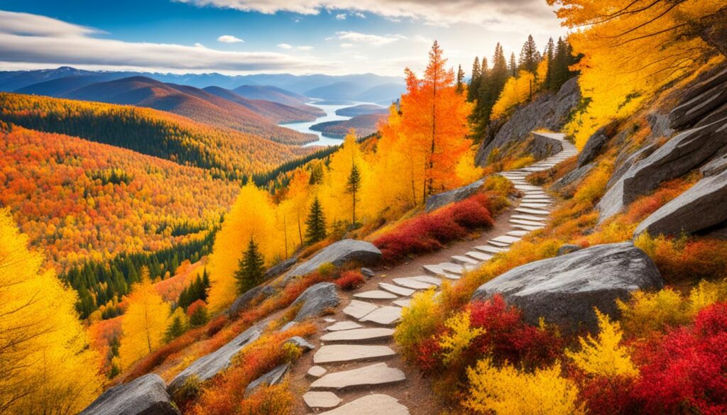 fall foliage hikes with stunning views in the US