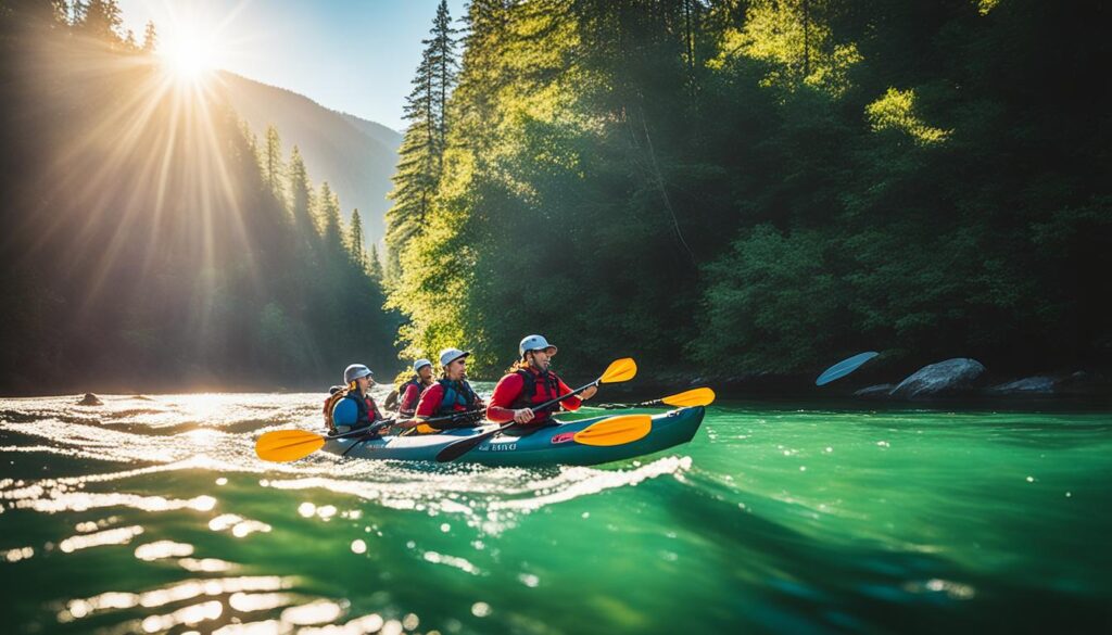 guided kayak tours in Canada