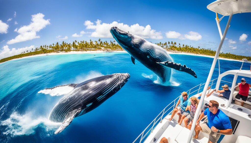 guided whale watching tours in Punta Cana