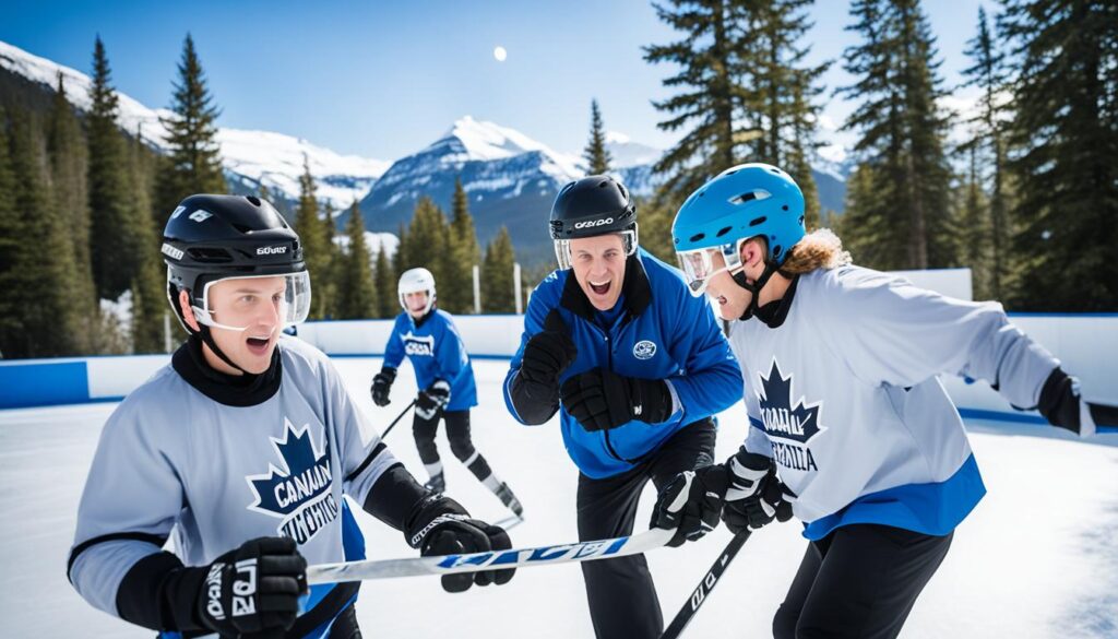 ice hockey training for novices