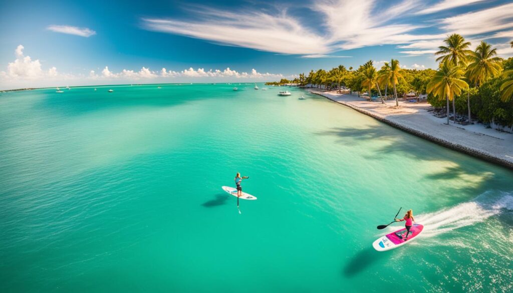 paddleboarding in Key West