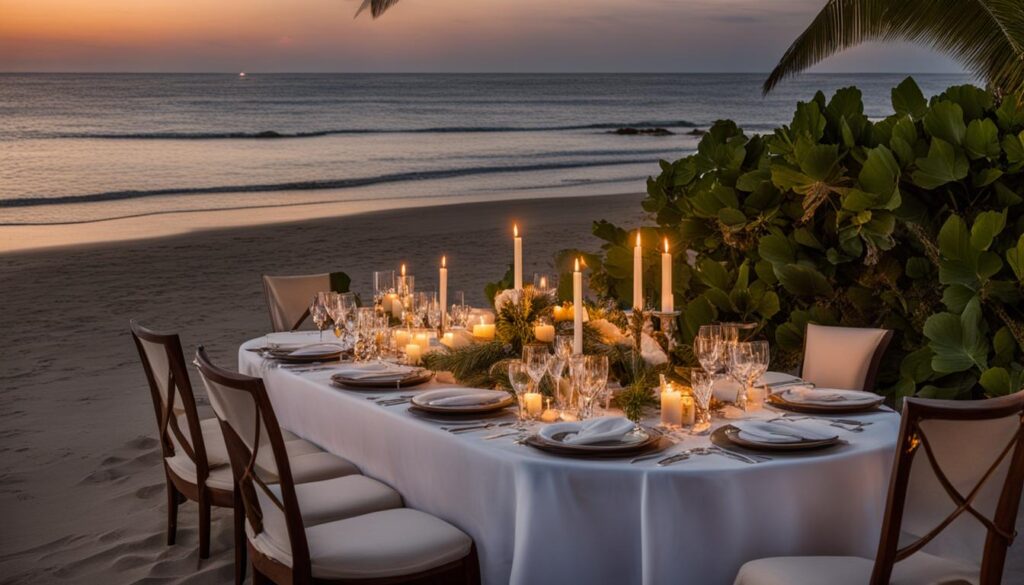 romantic dining experiences near Cancun