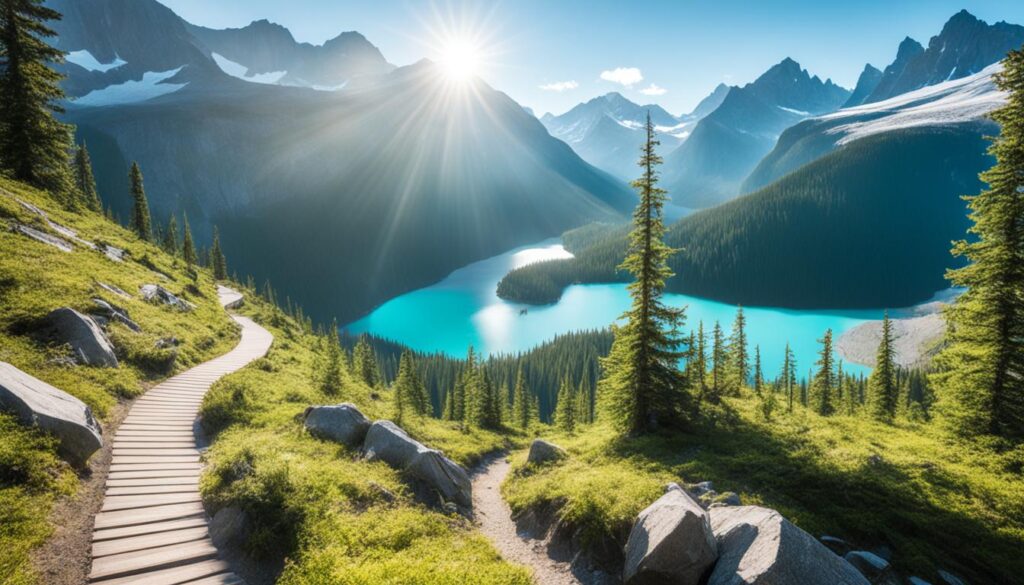scenic hiking options Banff