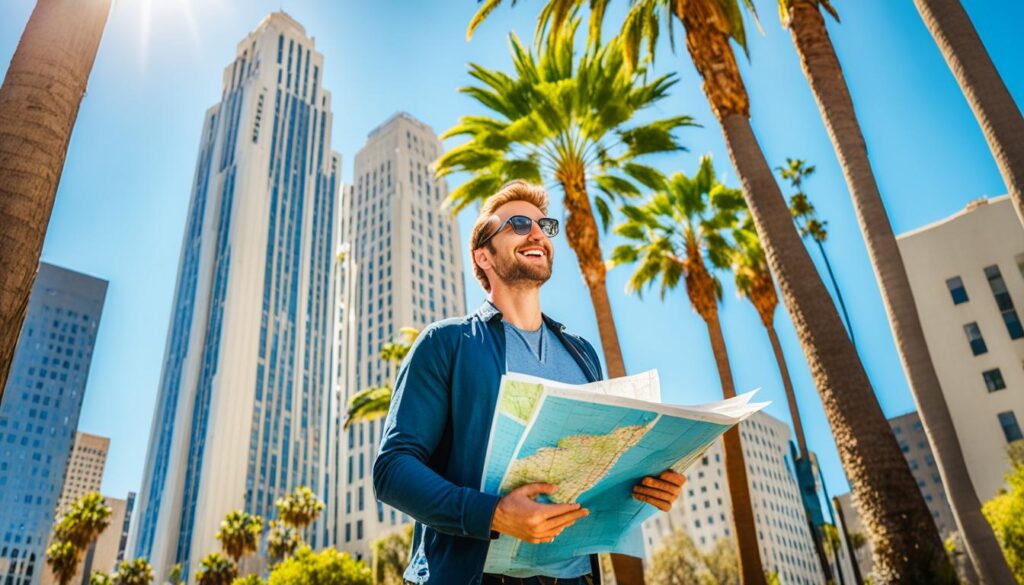 self-guided walking tour Los Angeles