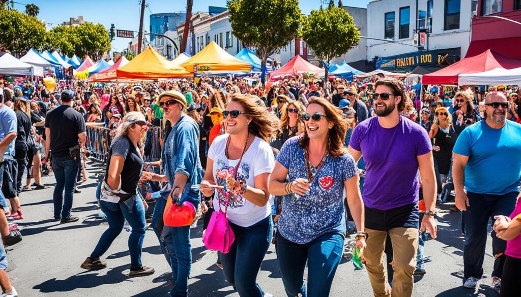 street festival in Mission District