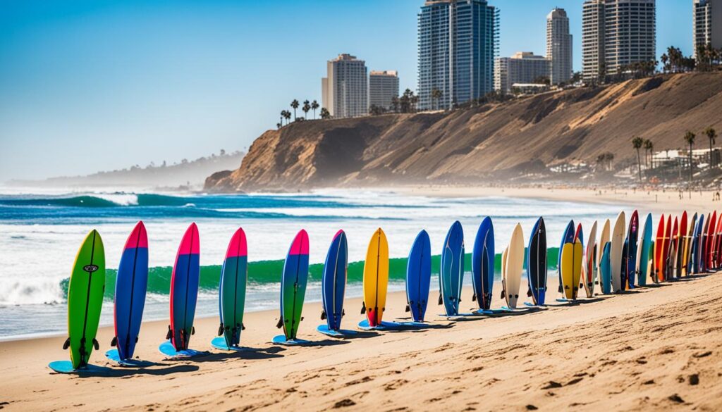 surfboard rentals San Diego