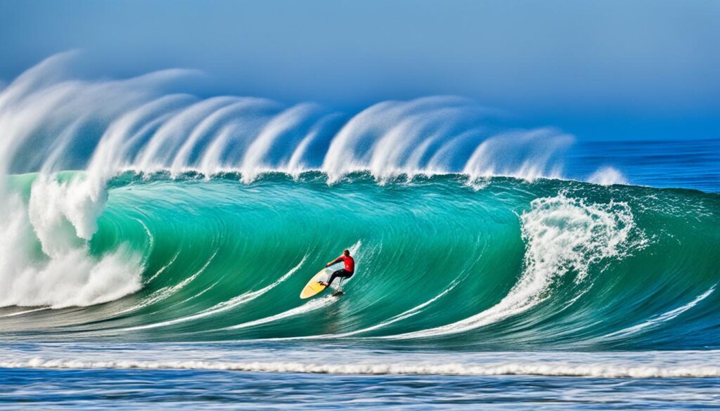 surfing locations Santa Monica