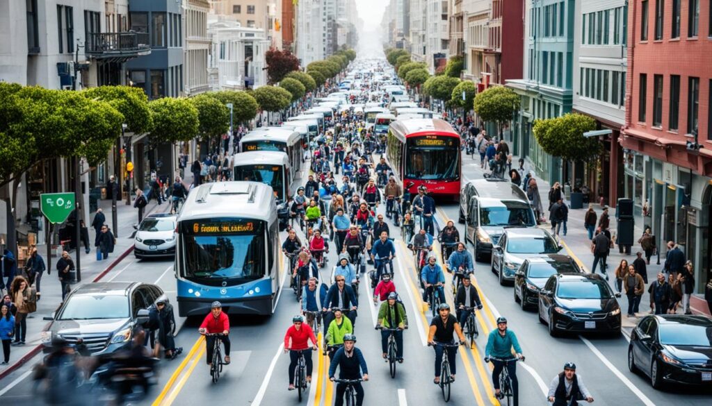 sustainable mobility options in San Francisco