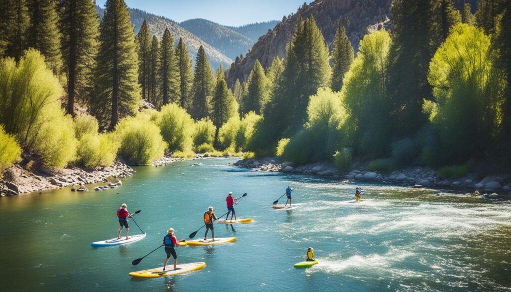 top spots for paddleboarding Carson River