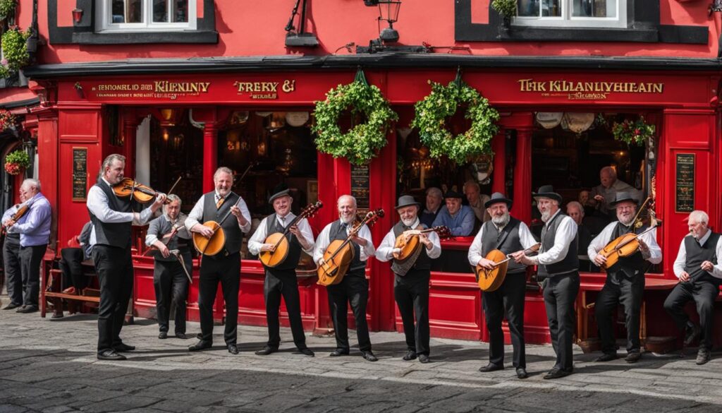 traditional Irish music session Kilkenny nightlife