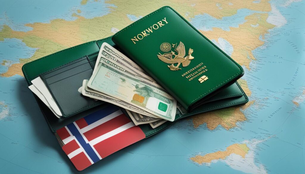 travel insurance and visa fees Norway