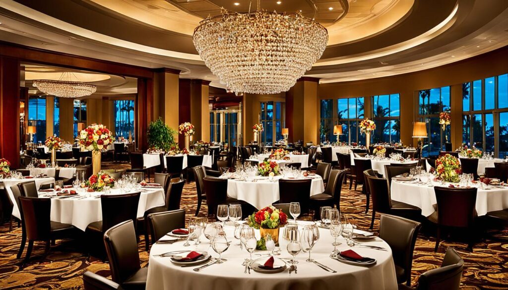 upscale dining experience
