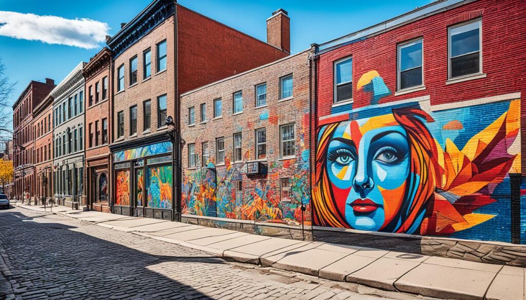 urban murals in Montreal