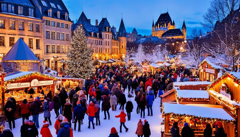 winter markets Quebec City
