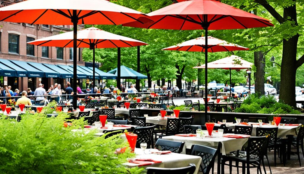 Albany outdoor dining