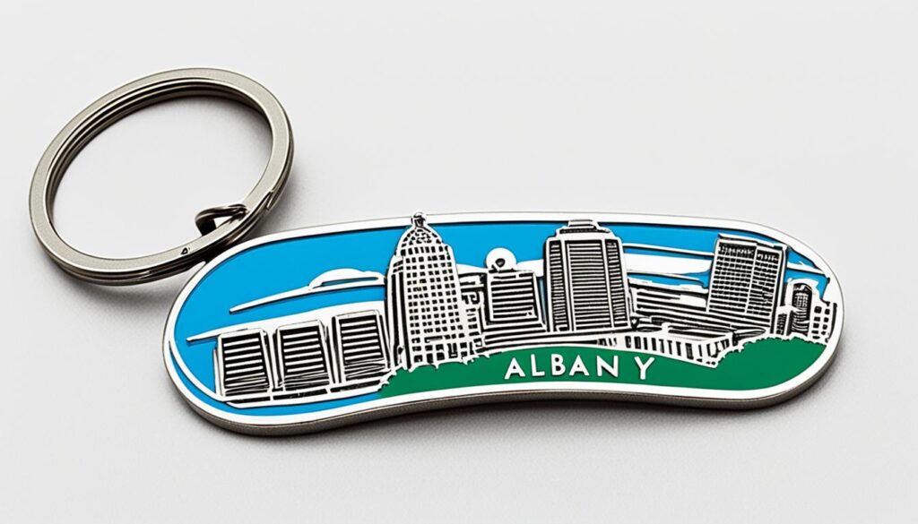 Albany themed keychain