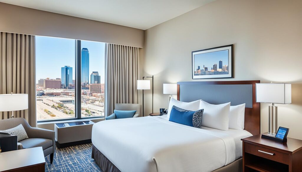 Amenities and facilities in downtown Fort Worth accommodations
