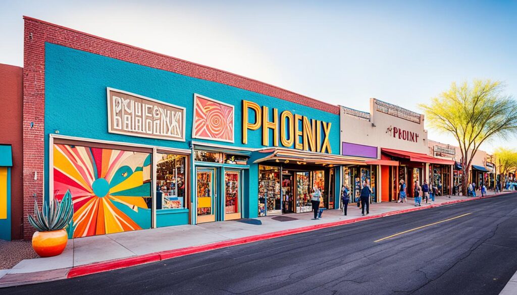 Art districts in Phoenix for unique souvenirs