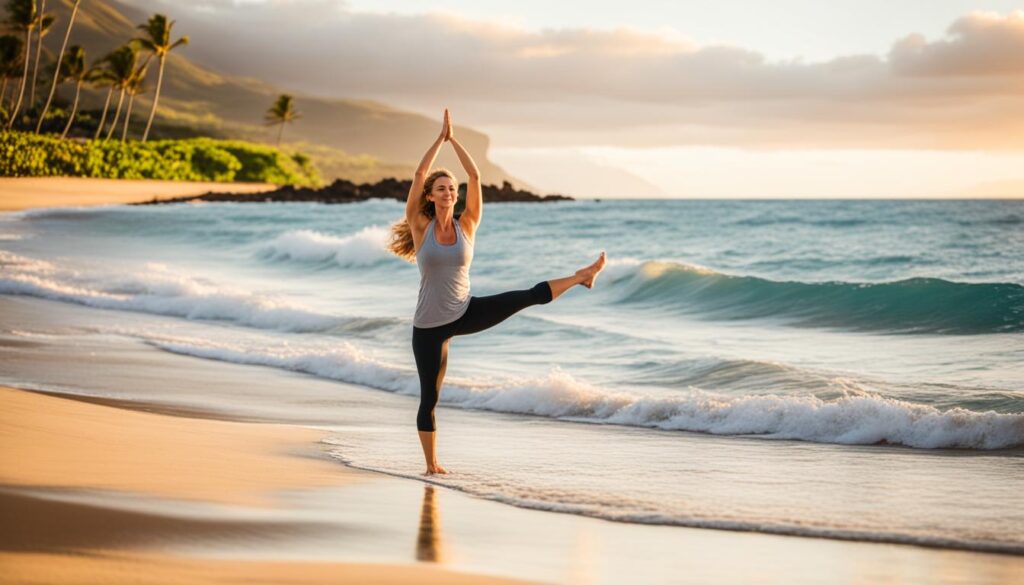 Beach Yoga Experience in Maui