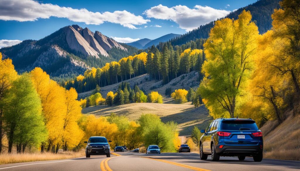 Best scenic drives near Boulder
