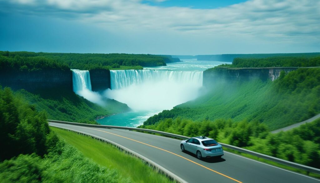 Best way to reach Niagara Falls from surrounding areas
