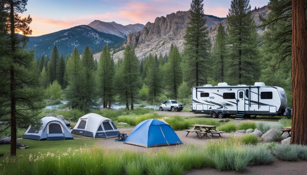 Camping sites near Carson City