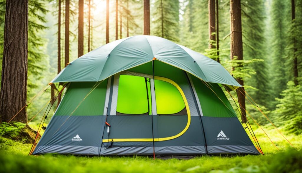Family camping tent