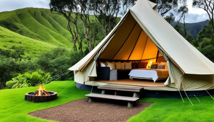 Glamping retreats in Upcountry Maui
