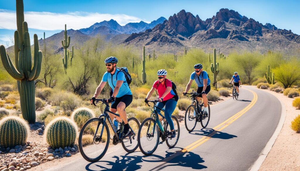 Guided bike tour in Tucson