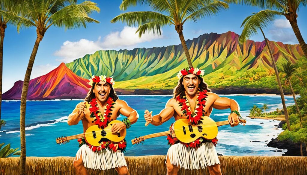 Hawaiian language and music