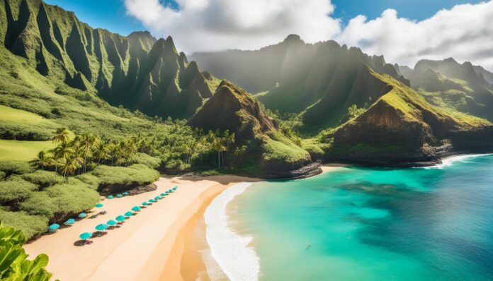 Hidden beaches in Kauai