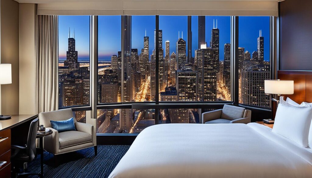 Hotels with stunning views in Chicago
