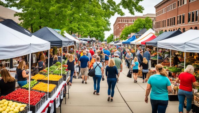 How can visitors experience local life in Champaign-Urbana?